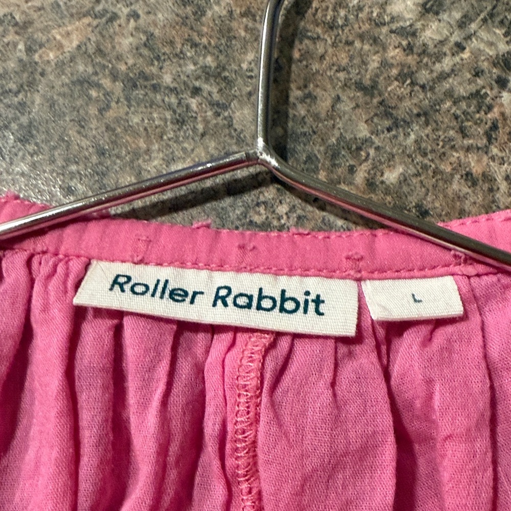 Roller Rabbit Fuchsia Sheer Blouse - Picture 2 of 3